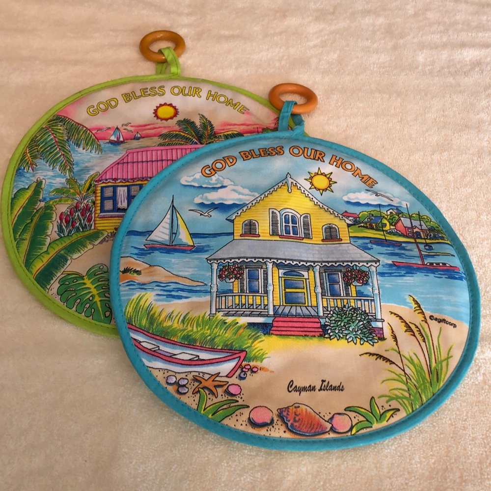 Cayman Island Pot Holders